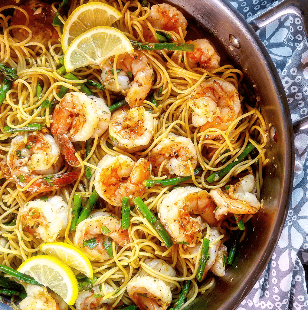 Lemon Garlic Shrimp Pasta | Lite Cravings | WW Recipes