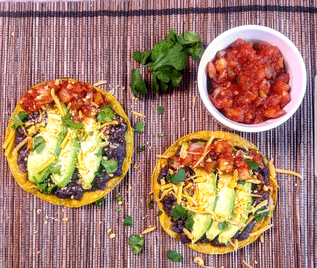 Black Bean and Avocado Tostadas Lite Cravings WW Recipes