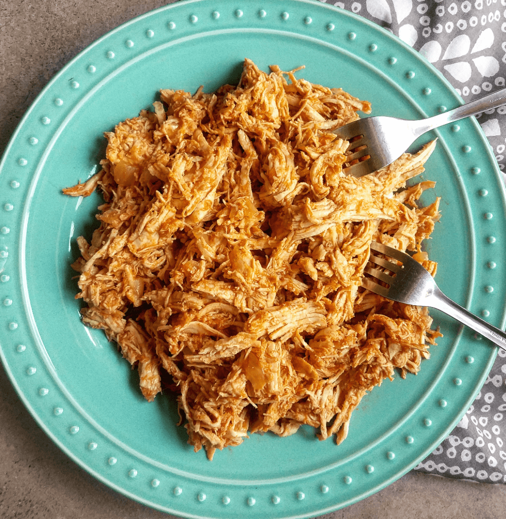 BBQ Shredded Chicken in the Instant Pot OR Crockpot