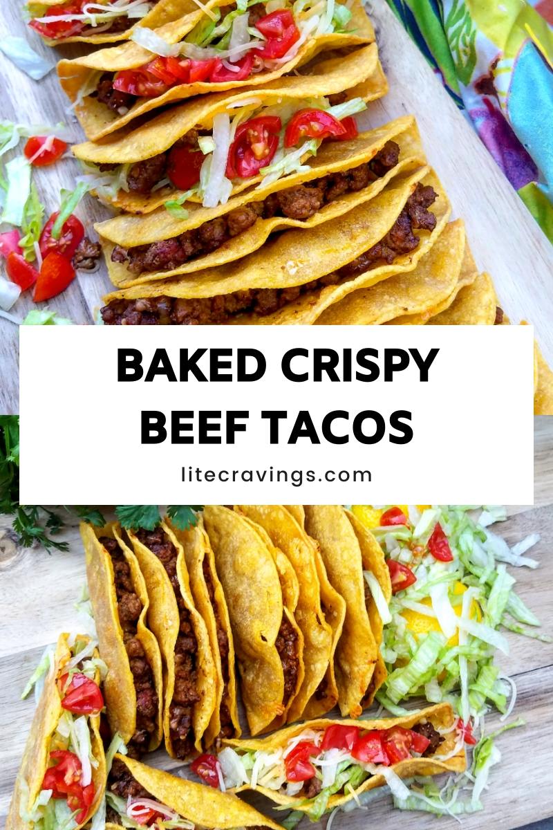 Baked Crispy Beef Tacos | Lite Cravings | WW Recipes