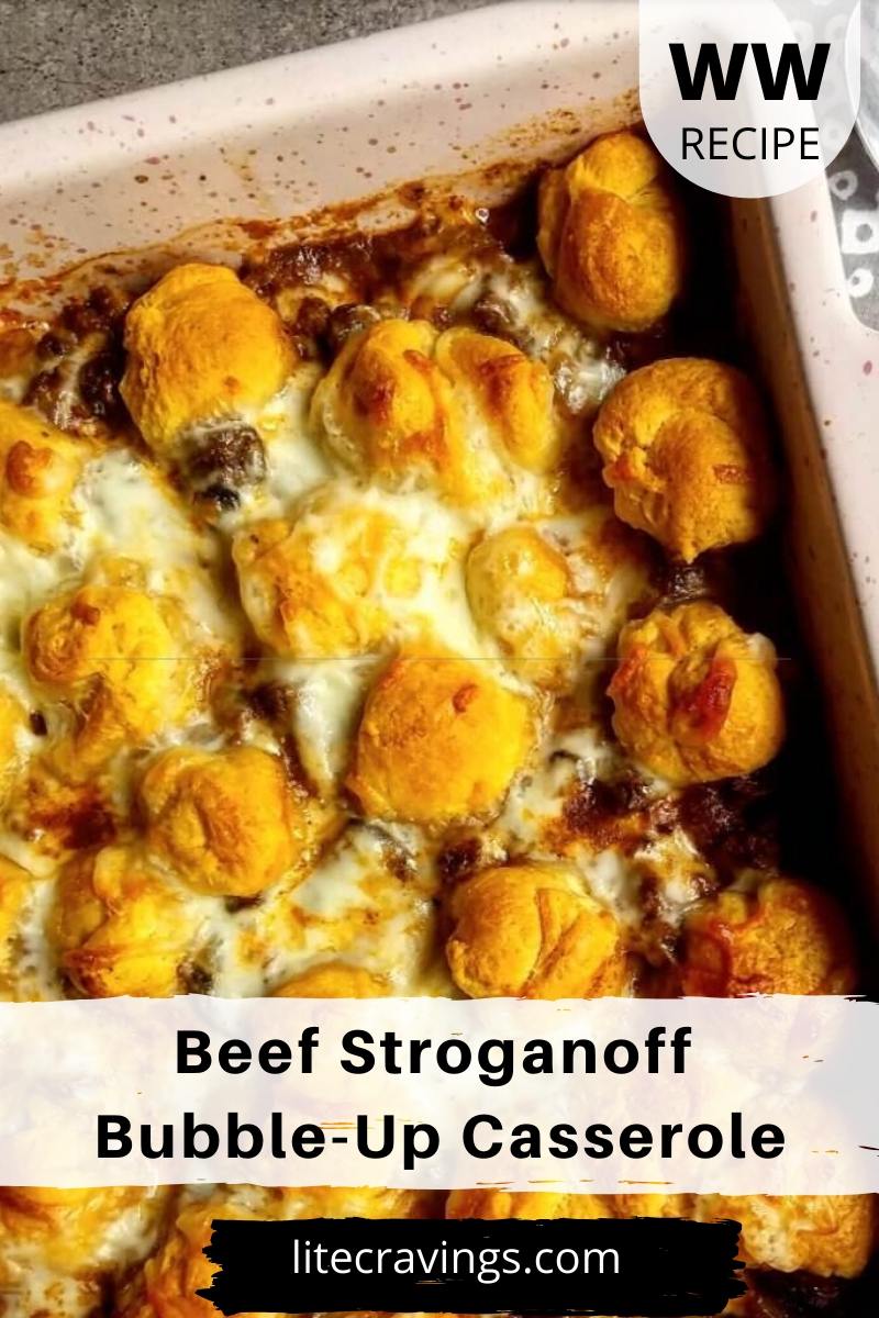 Beef Stroganoff Bubble-Up Casserole | Lite Cravings | WW Recipes