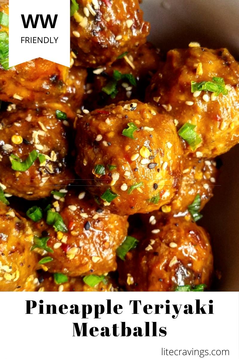 Pineapple Teriyaki Meatballs | Lite Cravings | WW Recipes