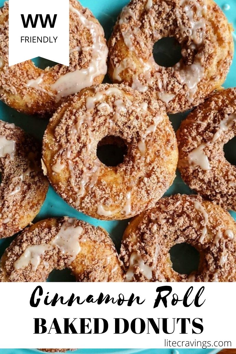 Cinnamon Roll Baked Donuts | Lite Cravings | WW Recipes