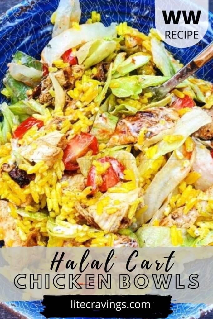Halal Cart Chicken Bowls NUTRITION LINE
