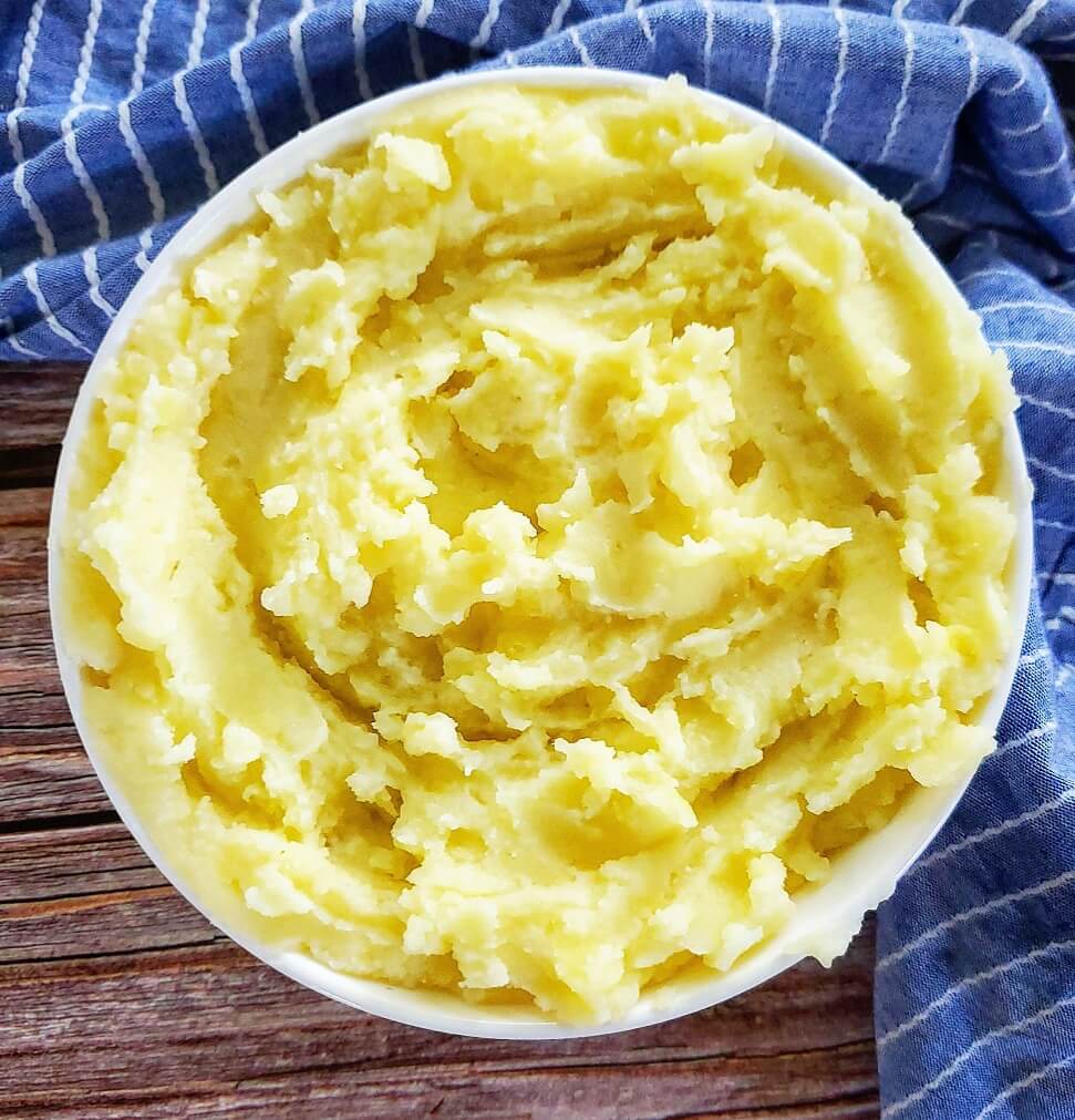 plain mashed potatoes