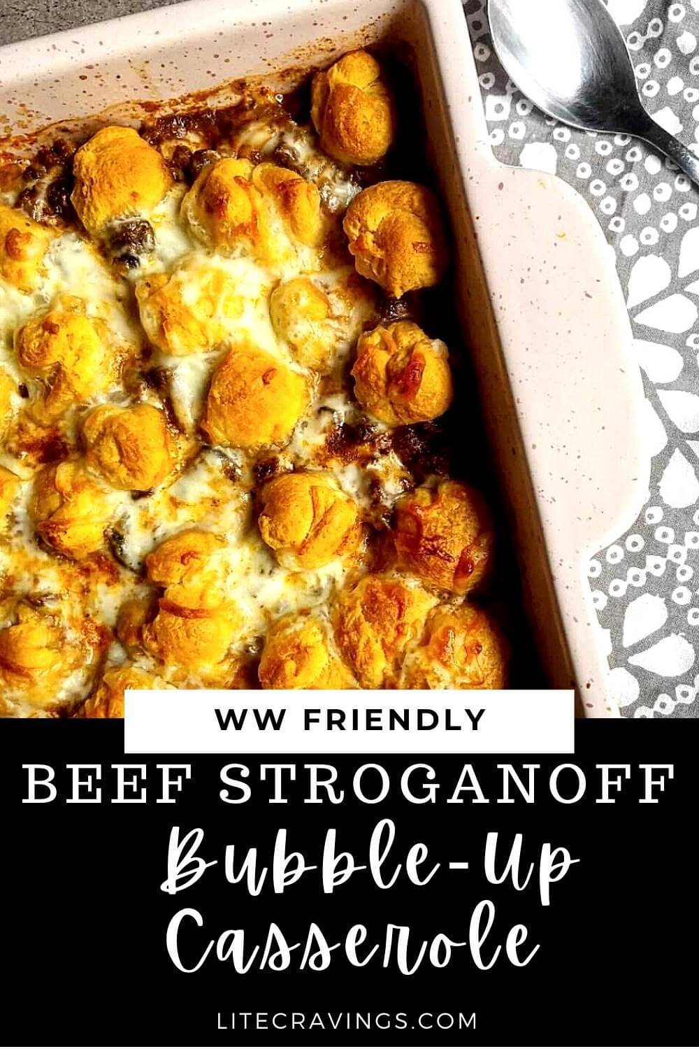 Beef Stroganoff Bubble-Up Casserole | Lite Cravings | WW Recipes