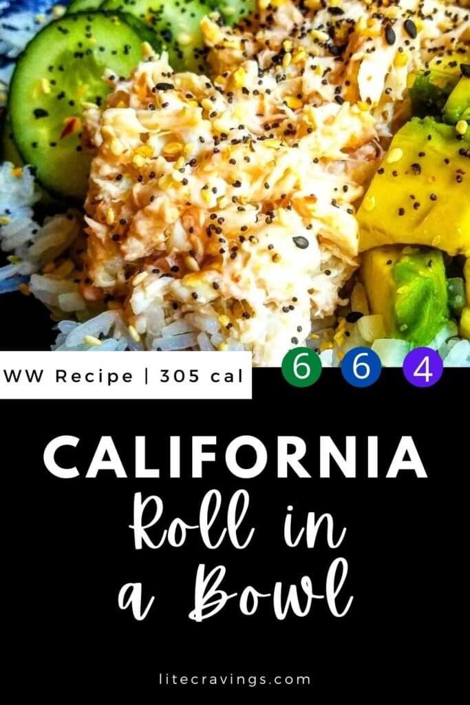 California Roll in a Bowl | Lite Cravings | WW Recipes