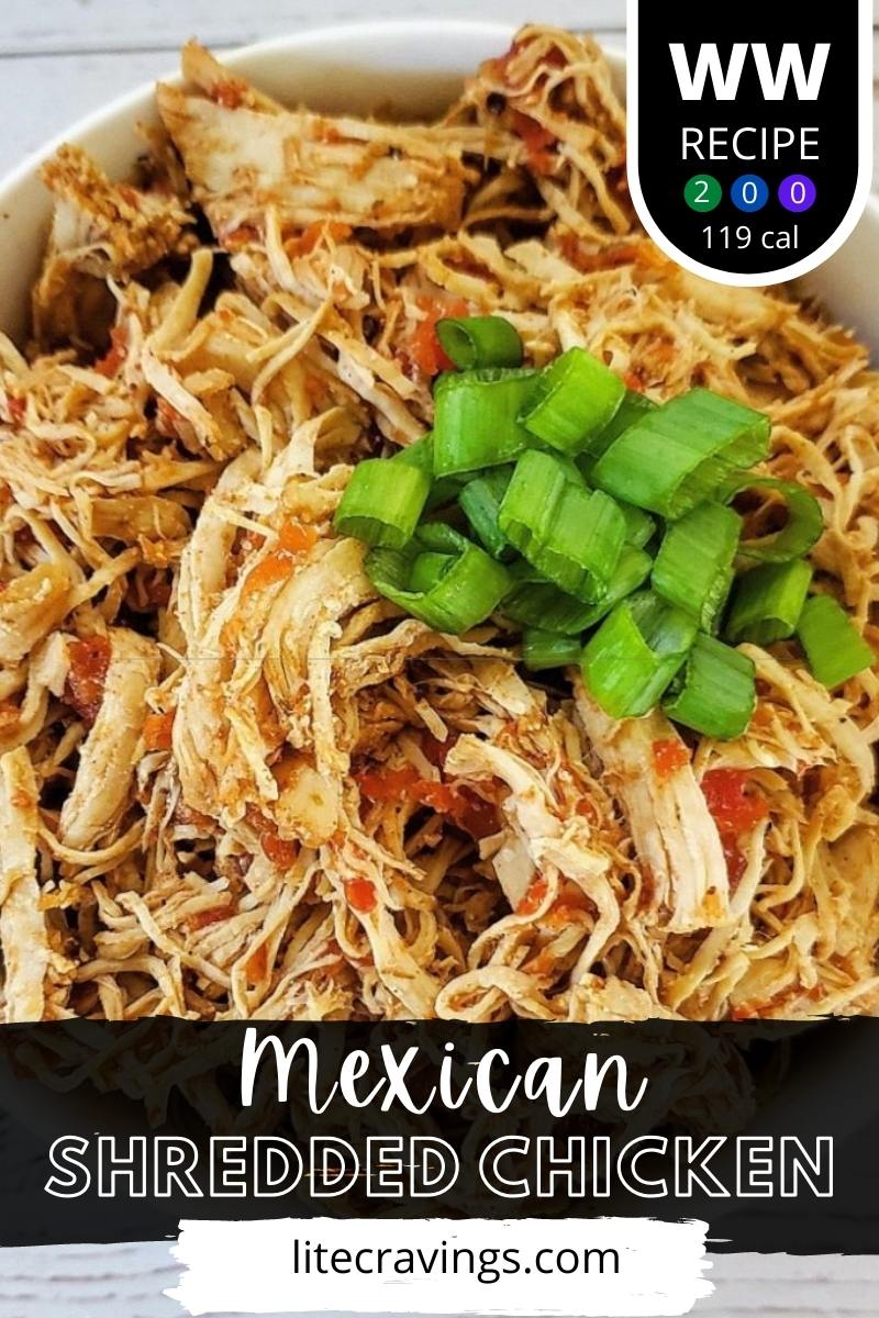Mexican Shredded Chicken | Lite Cravings | WW Recipes