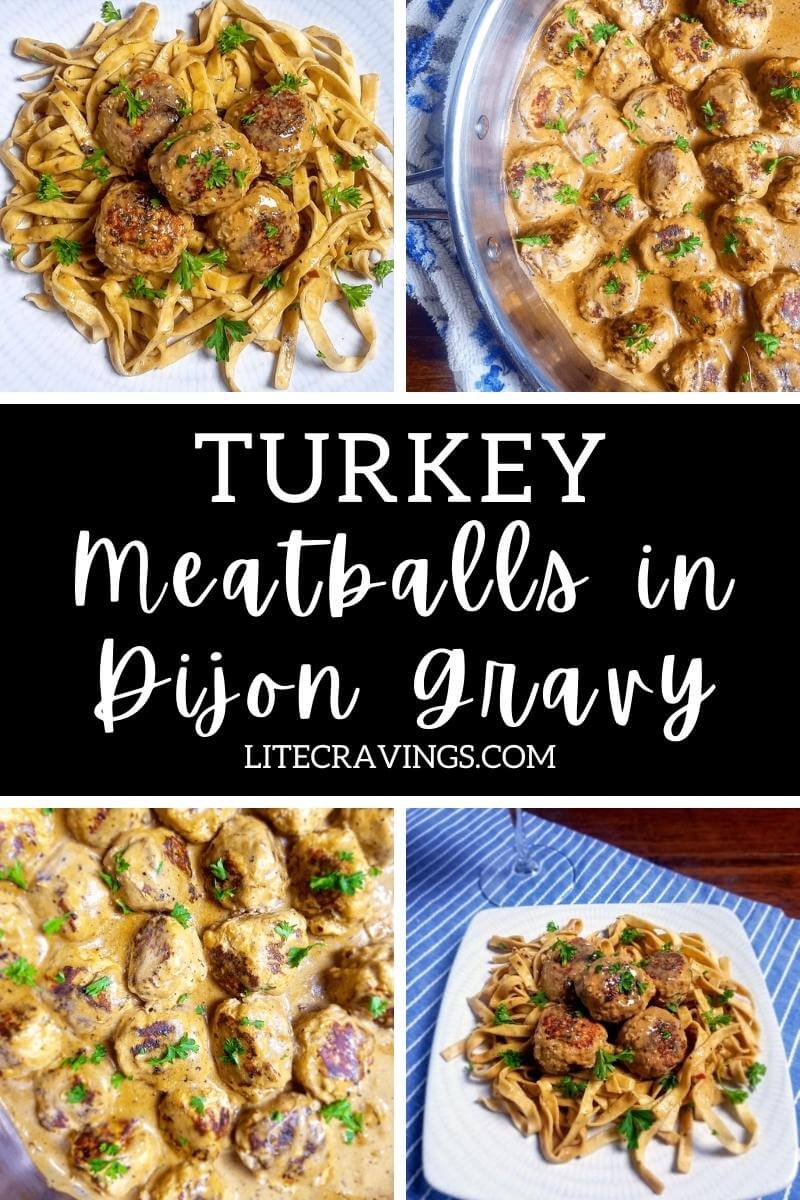 Turkey Meatballs in Dijon Gravy Lite Cravings WW Recipes