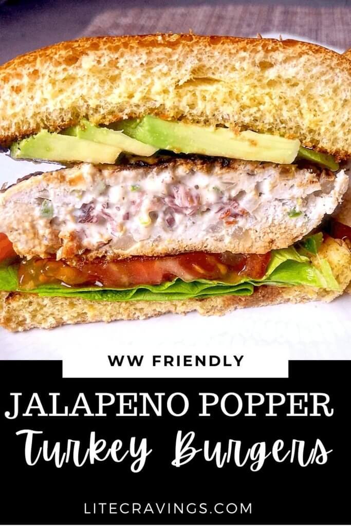 Jalapeno Popper Turkey Burgers | Lite Cravings | WW Recipes