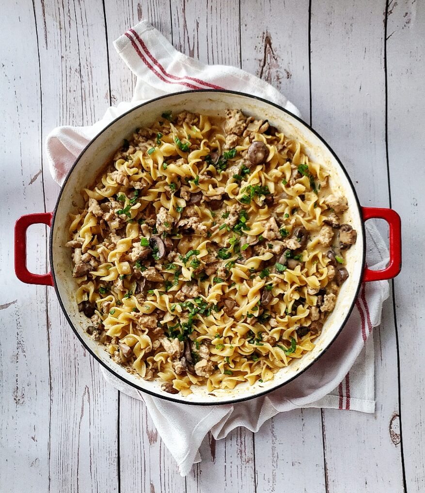 One-Pot Turkey Stroganoff