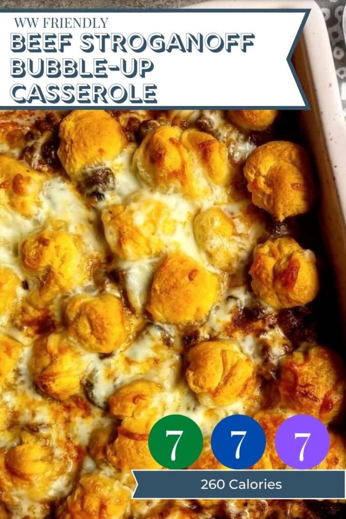 Beef Stroganoff Bubble-Up Casserole | Lite Cravings | WW Recipes