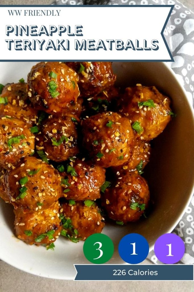 Pineapple Teriyaki Meatballs | Lite Cravings | WW Recipes