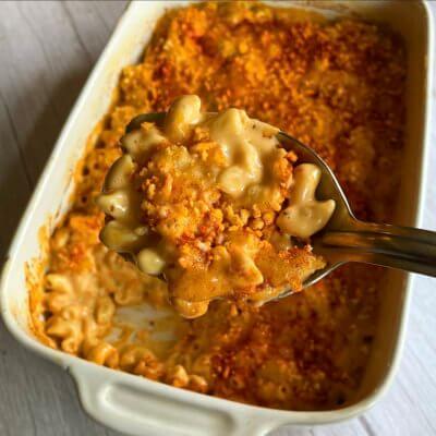Lighter Baked Macaroni and Cheese
