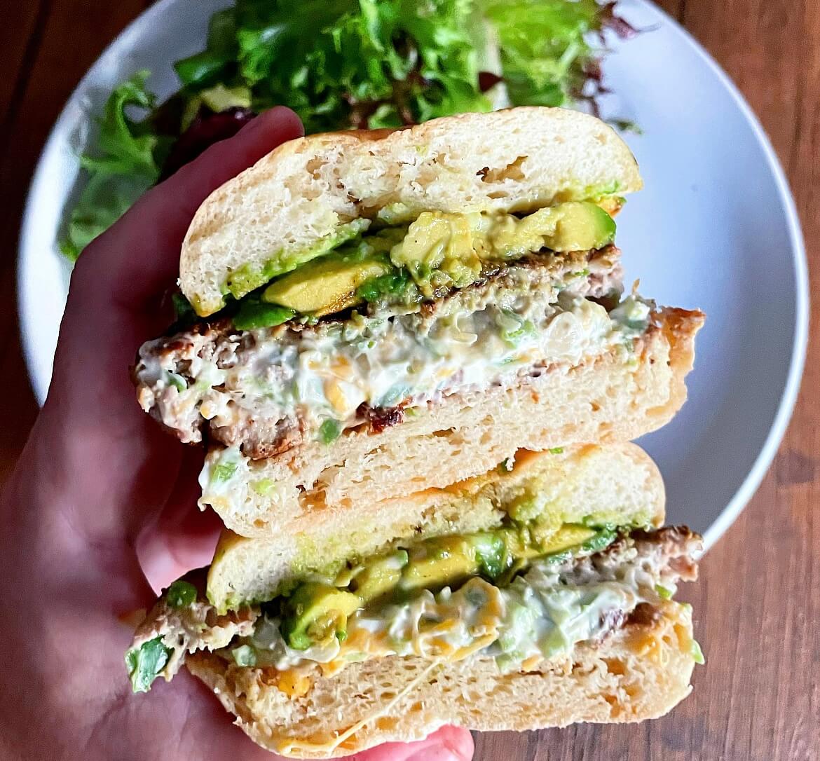 Jalapeno Popper Turkey Burgers - Lite Cravings