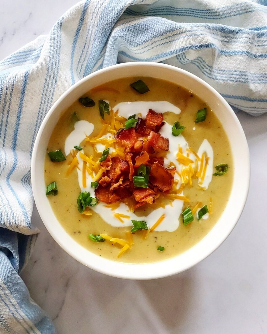 Easy Blender Pumpkin Potato Soup - Running to the Kitchen