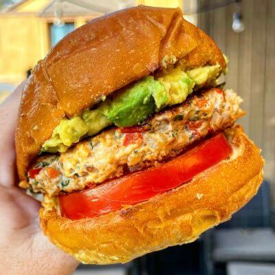 Chili Lime Chicken Burgers