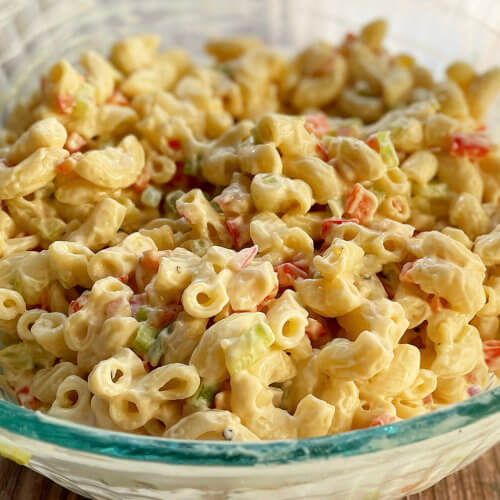 Healthy Macaroni Salad - Lite Cravings