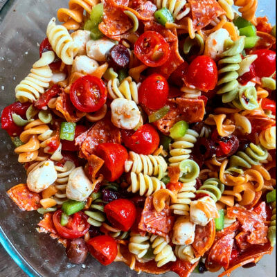 Healthy Italian Pasta Salad - Lite Cravings
