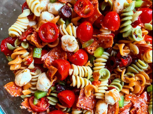 Healthy Italian Pasta Salad Healthy Italian Pasta Salad